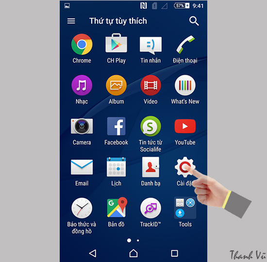 Cach tat am, tat rung tren Sony Xperia M5 Single